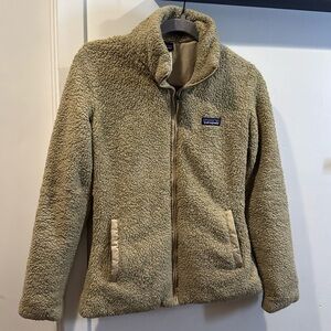 Patagonia Tan Teddy Jacket